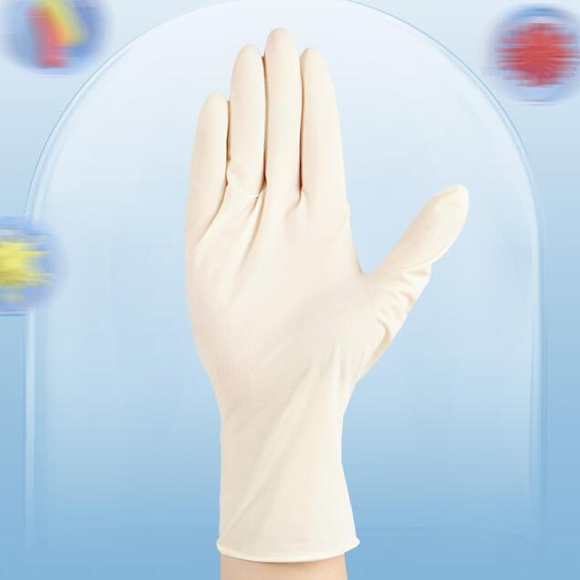 穩(wěn)健604-008657醫(yī)用橡膠檢查手套圖片2