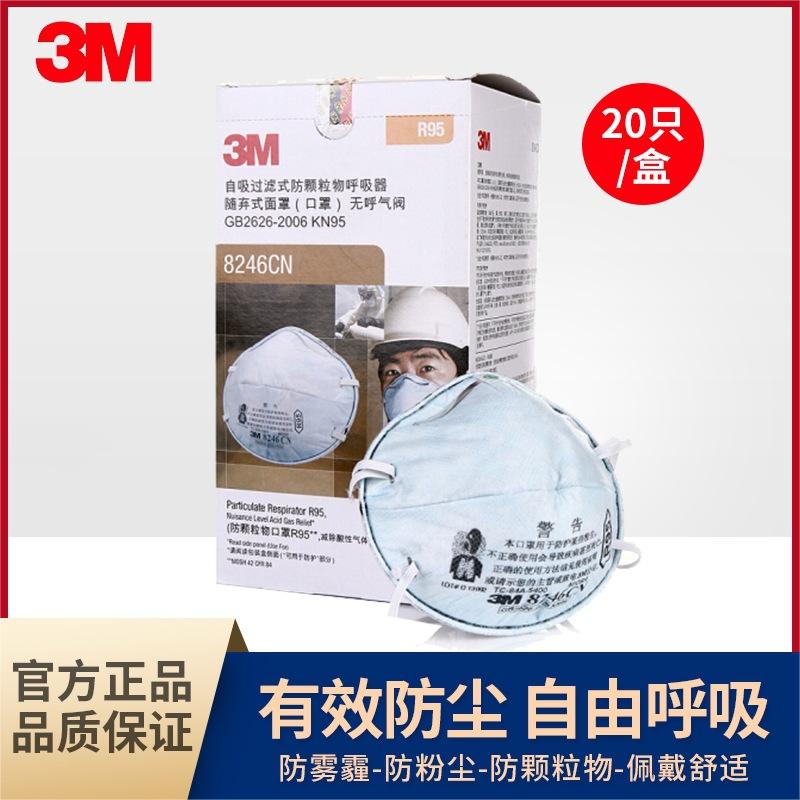 3M8246CN杯型頭戴式R95防毒口罩圖片4