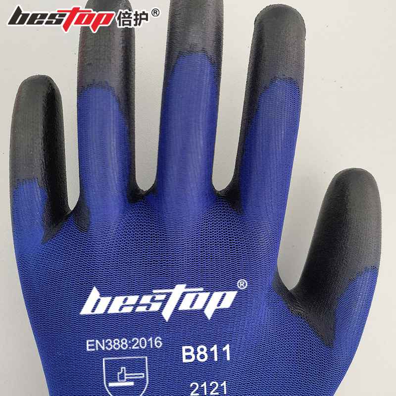 bestop倍護(hù)B811尼龍浸膠勞保手套圖片1