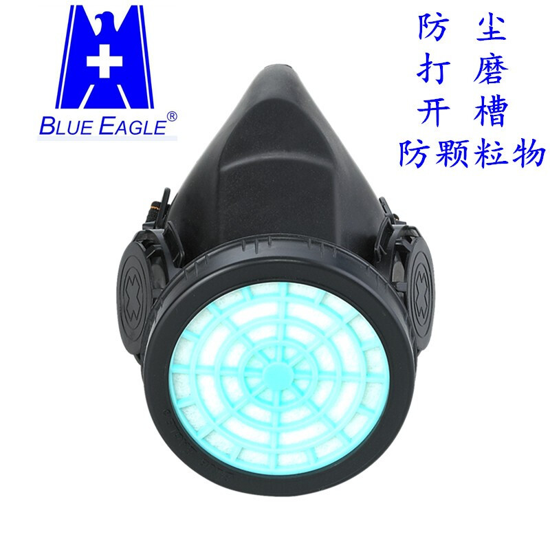 藍(lán)鷹NP303橡膠單濾盒半面罩防毒面具圖片1