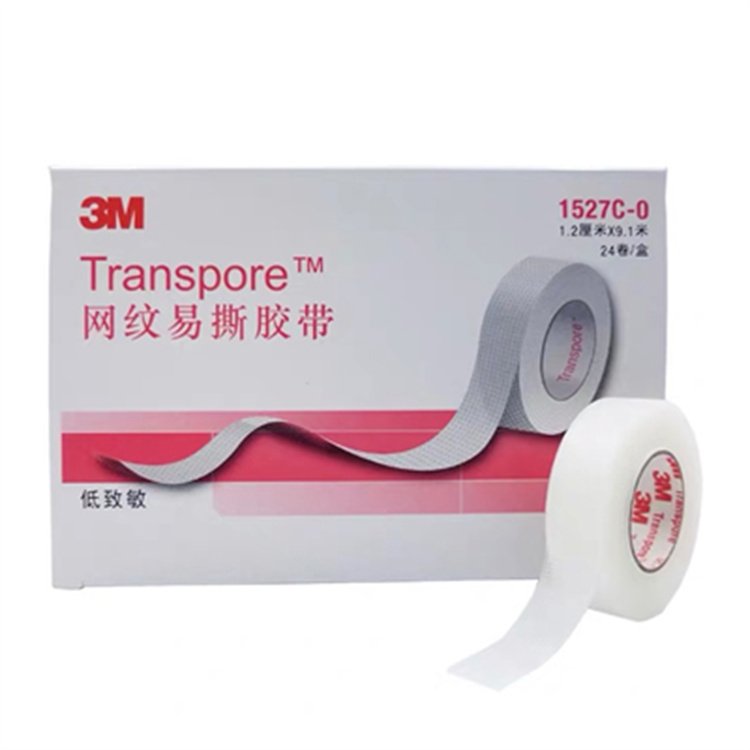 3M1527C-0網(wǎng)紋易撕醫(yī)用膠帶圖片3