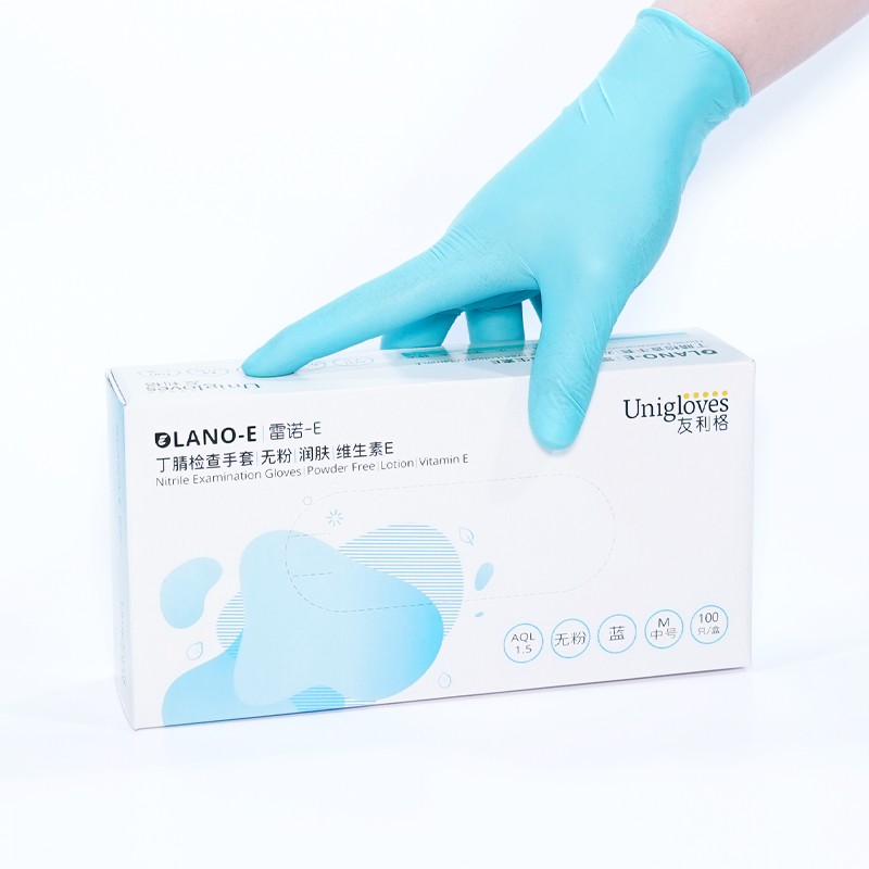 友利格雷諾-E LANO-E Z092X一次性無粉丁腈檢查手套圖片2