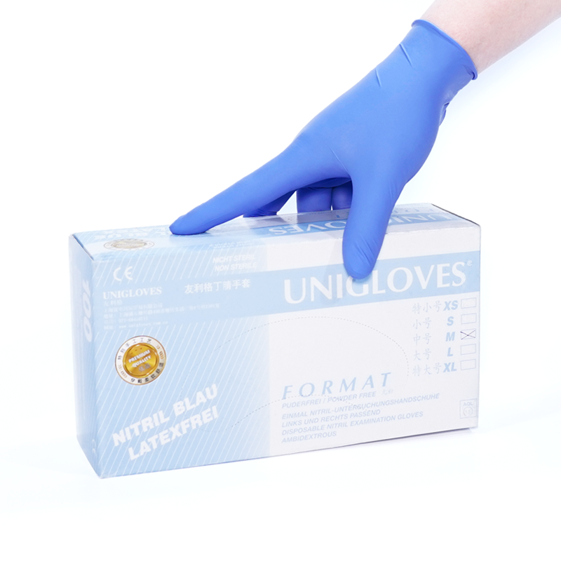 友利格經(jīng)典CLASSICAL PS手工工藝款一次性高品質(zhì)無粉丁腈檢查手套圖片2