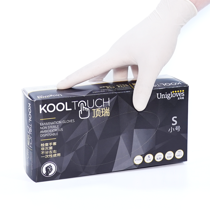友利格頂瑞KOOLTOUCH KT006一次性無(wú)粉乳膠手套圖片2
