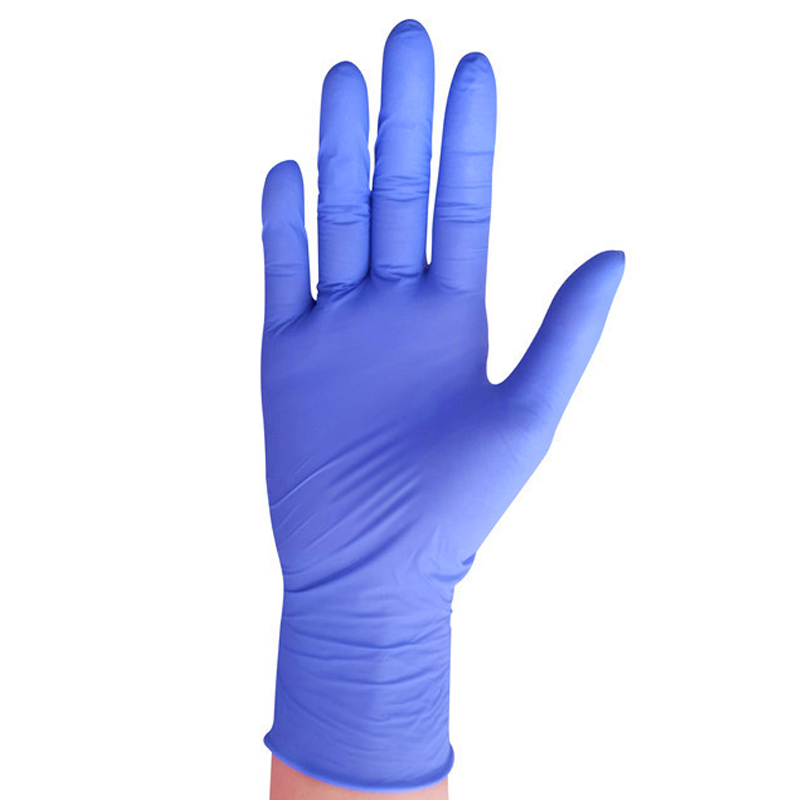 格拉文NB32藍色丁腈無粉一次性醫(yī)用檢查手套圖片2