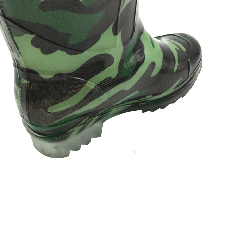 回力807迷彩PVC高筒雨靴圖片3