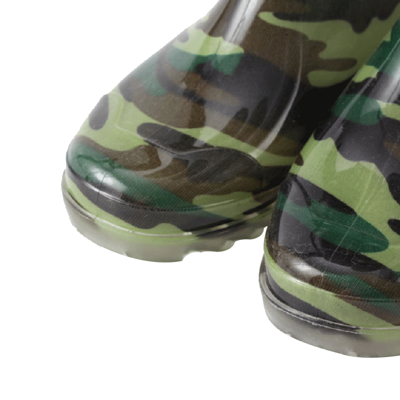 回力807迷彩PVC高筒雨靴圖片2