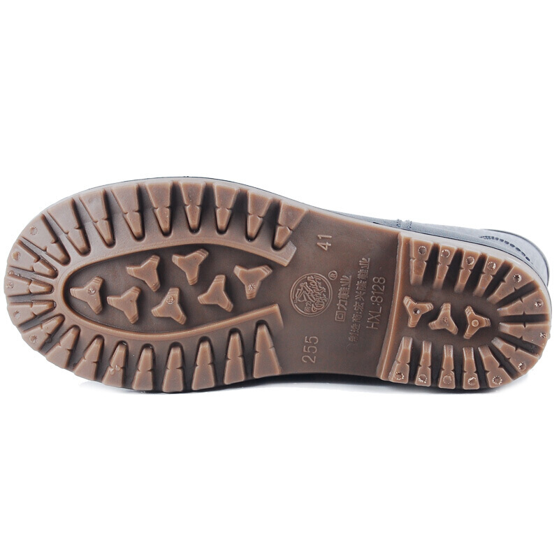 回力8128黑色耐油防滑中簡(jiǎn)雨靴圖片2