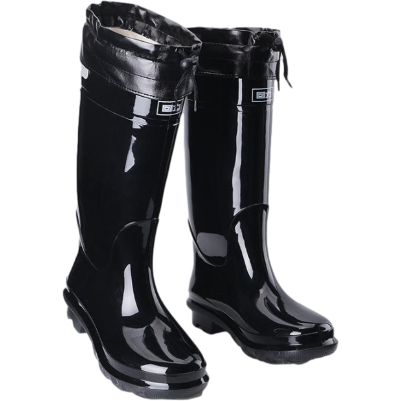 回力028高筒黑色雨靴圖片4