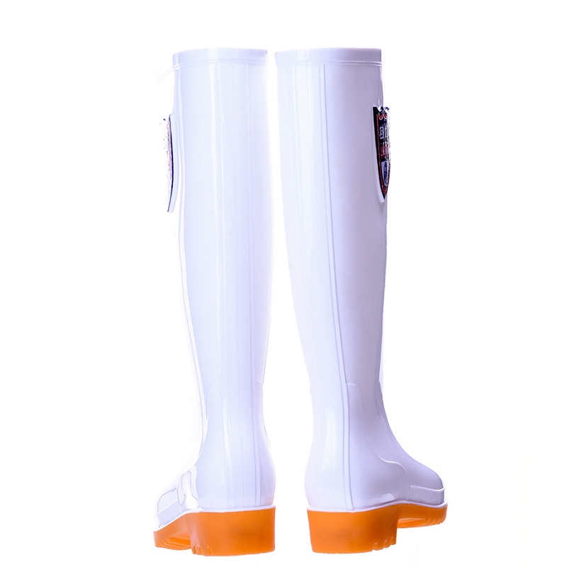 回力862高筒女款白色雨靴圖片4