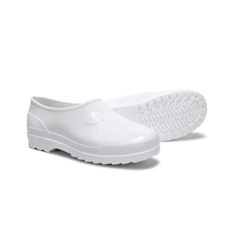 回力3083女款白色低幫雨鞋圖片1