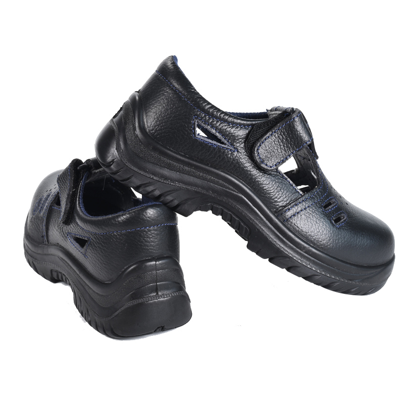 安全牌ZP5505黑色低幫電絕緣防砸安全涼鞋圖片1