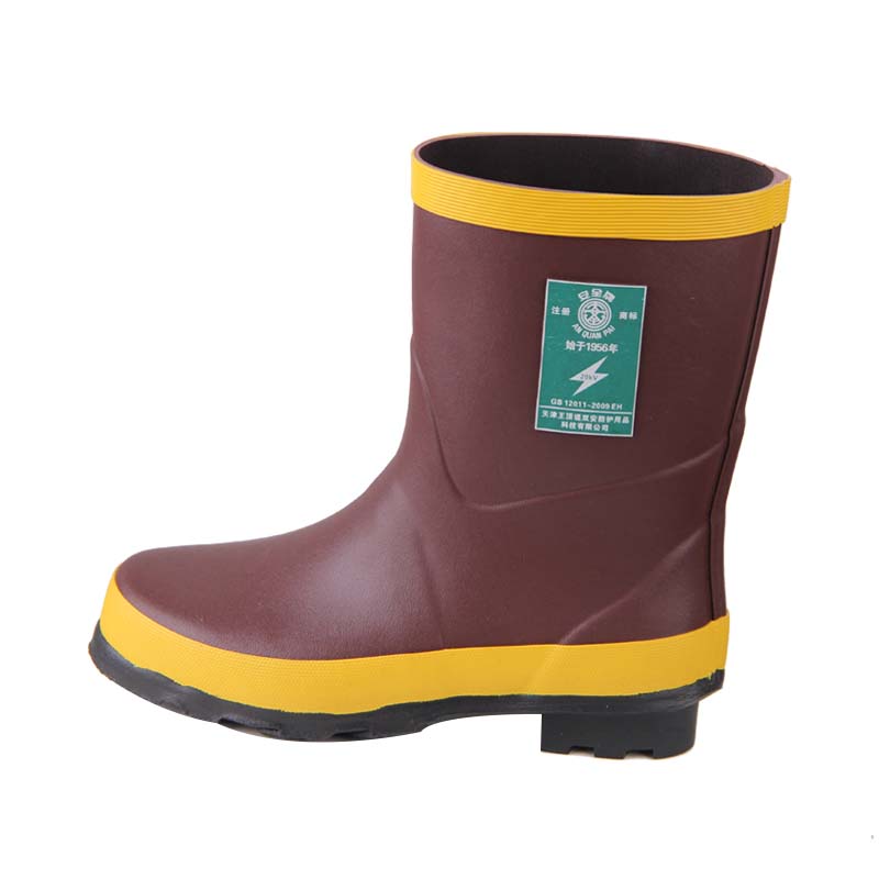 安全牌ZX020-1升級款中筒20kv安全絕緣靴圖片2