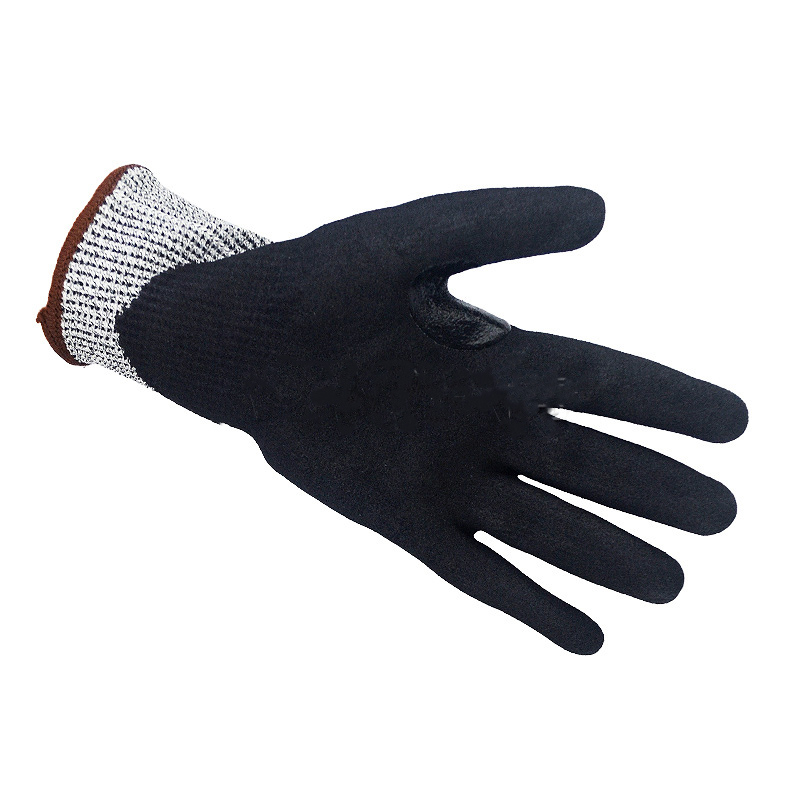 恒輝NXC3248Q掌浸磨砂丁腈5級(jí)防割手套圖片1