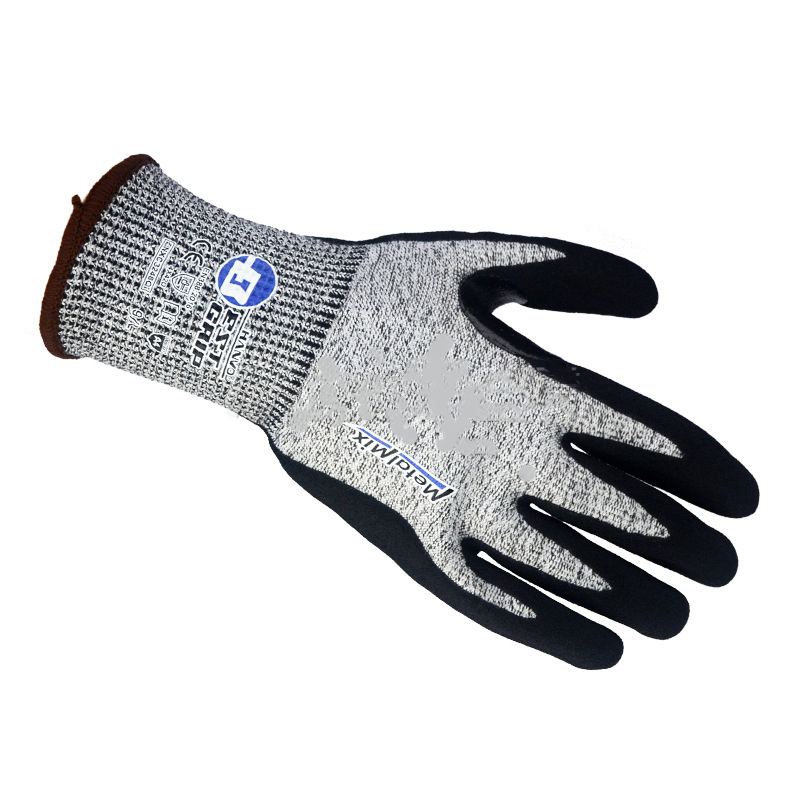 恒輝NXC3248Q掌浸磨砂丁腈5級(jí)防割手套圖片2