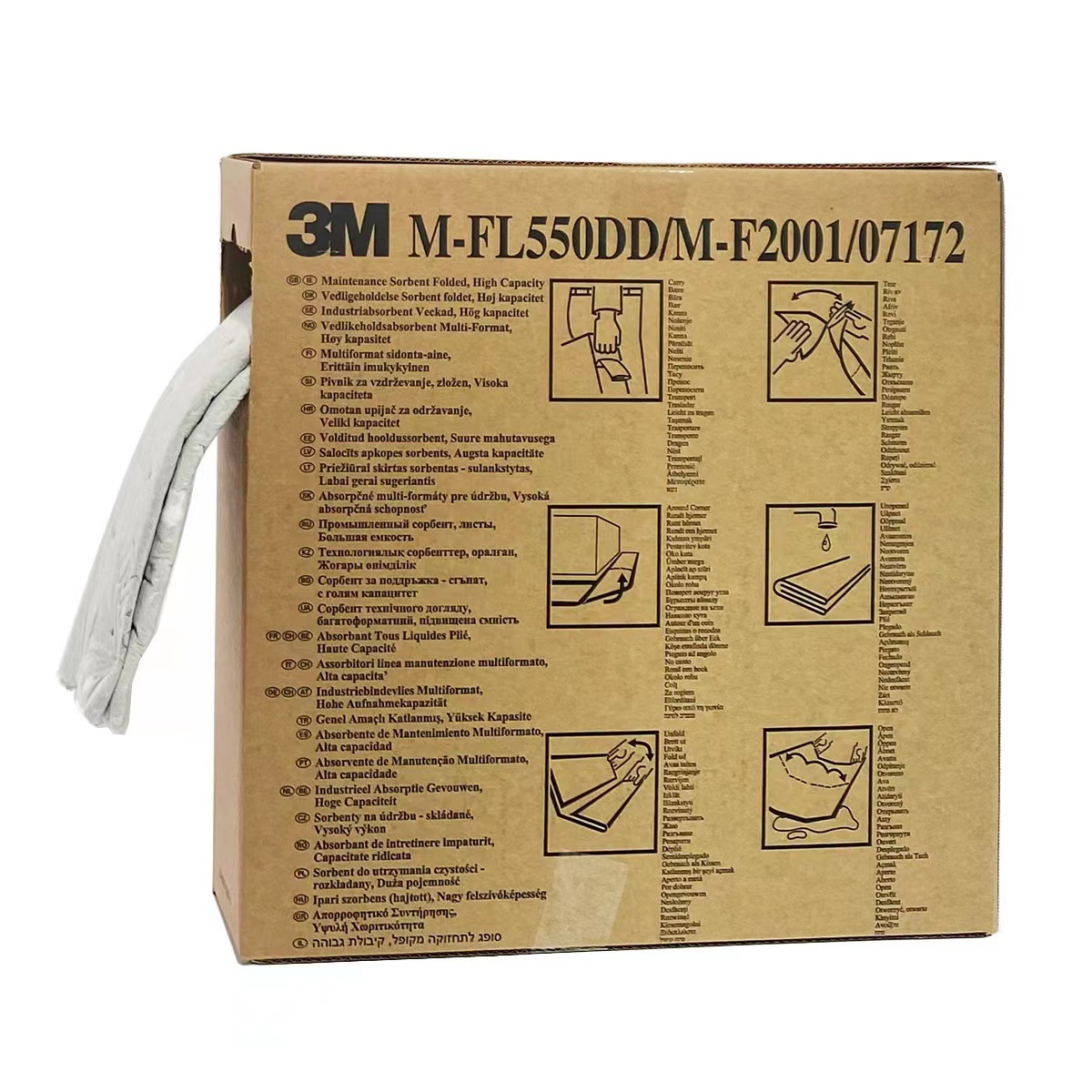 3M M-FL550DD折疊式維修保養(yǎng)型吸收棉圖片4