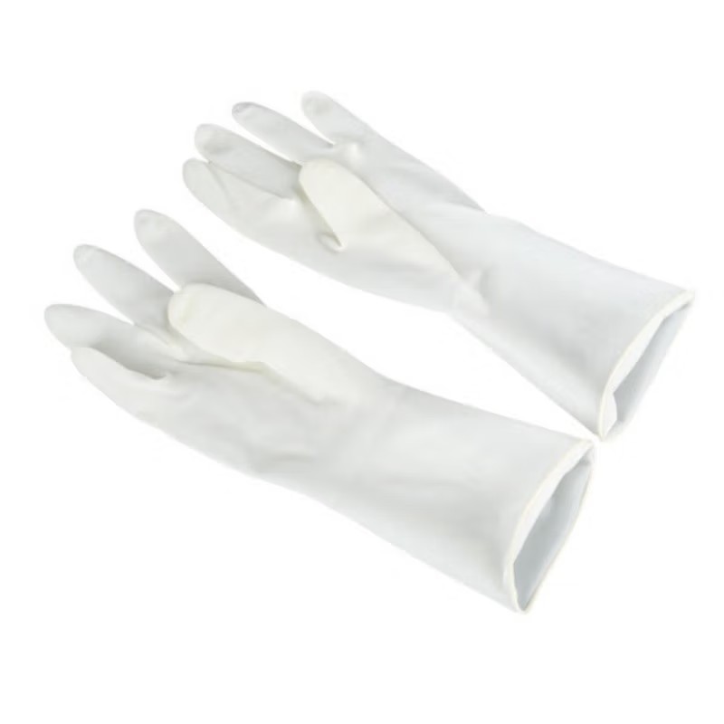 高邦麻面有粉一次性使用非滅菌橡膠外科手套圖片3