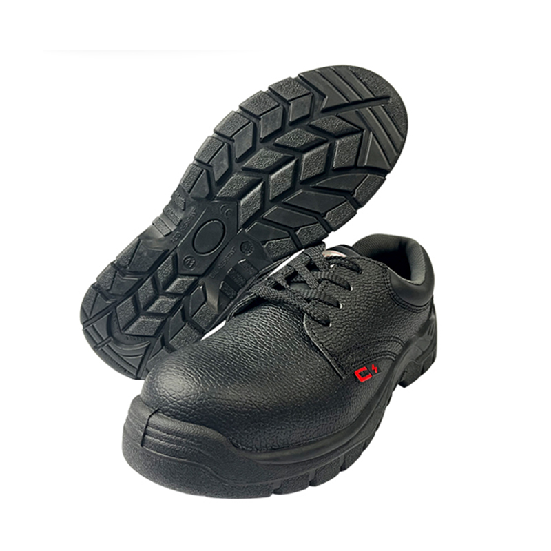 澳翔AX013-1防砸10KV絕緣黑色雙密度小包頭PU底安全鞋圖片1