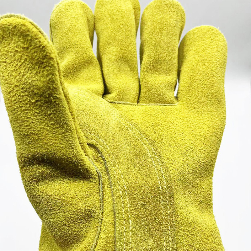 威仕盾G-2015/16金黃色牛皮加長電焊手套圖片3