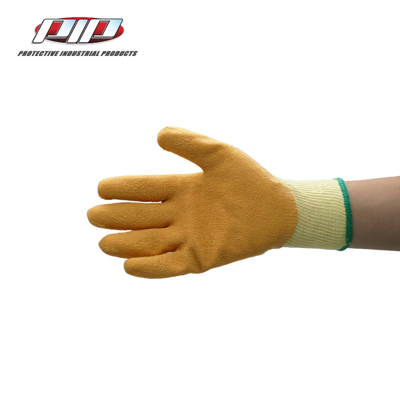 PIP 39-FG1412/AG乳膠起皺涂層勞保手套圖片1