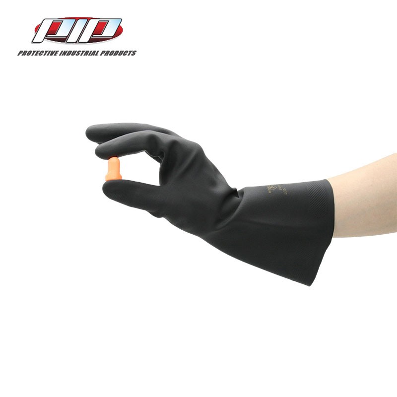 PIP 48-L400K黑色防油防水乳膠手套圖片1