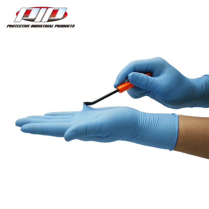 PIP 63-331PFAP藍(lán)色無粉一次性丁腈手套圖片1