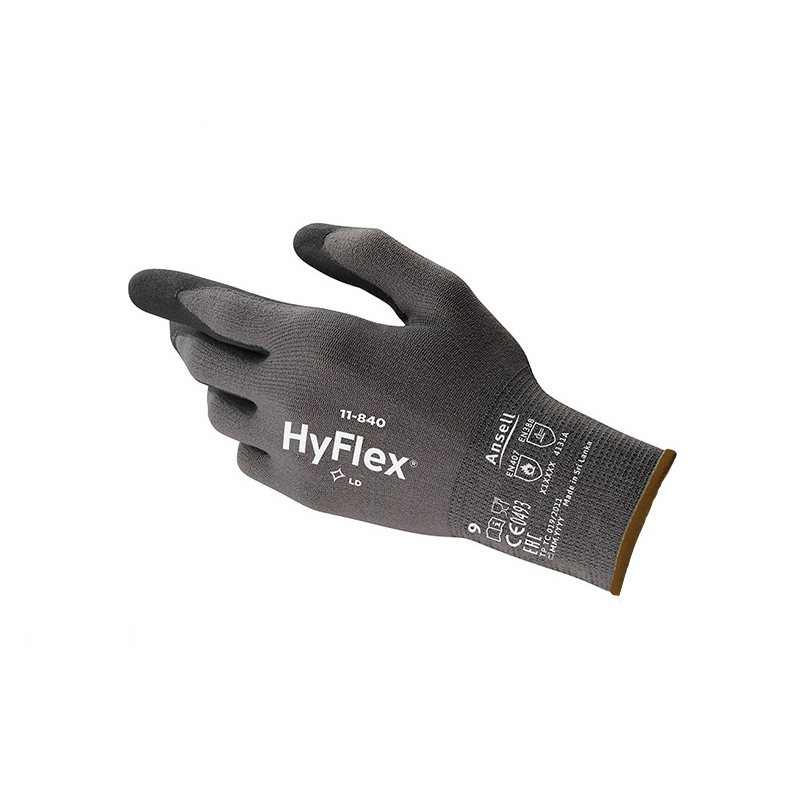 安思爾11-840發(fā)泡丁腈涂層耐磨手套圖片2