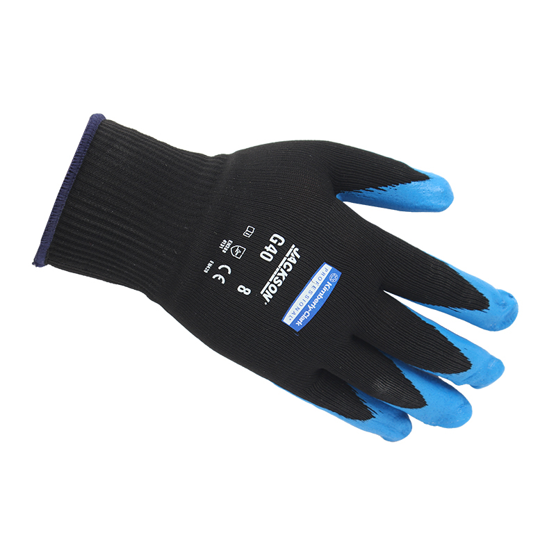 金佰利40227B G40發(fā)泡丁腈涂層勞保手套L圖片1