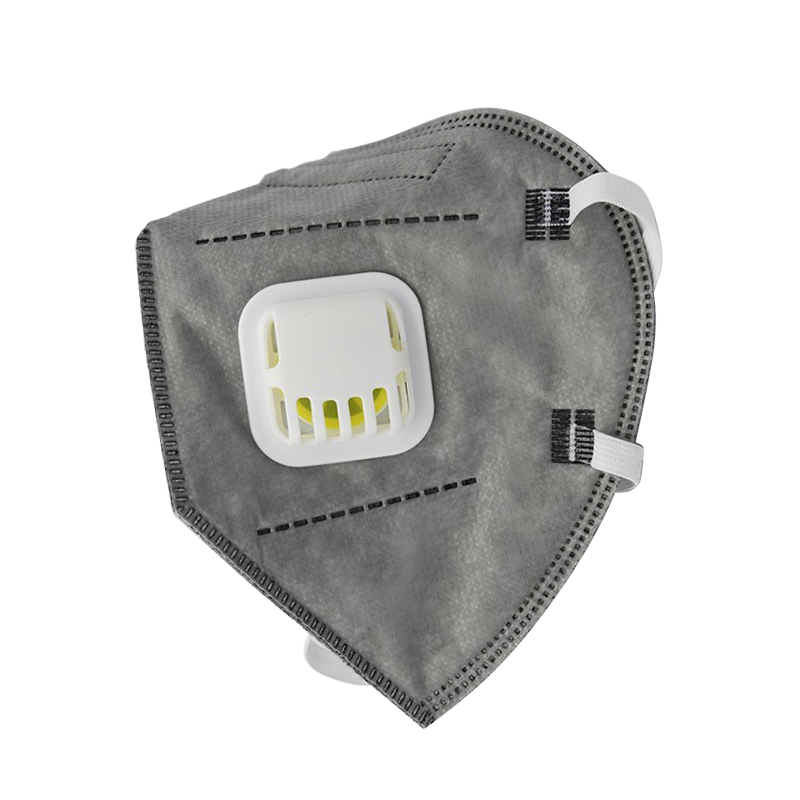 呼享HU950CV KN95頭戴式活性炭折疊帶閥防塵口罩圖片2