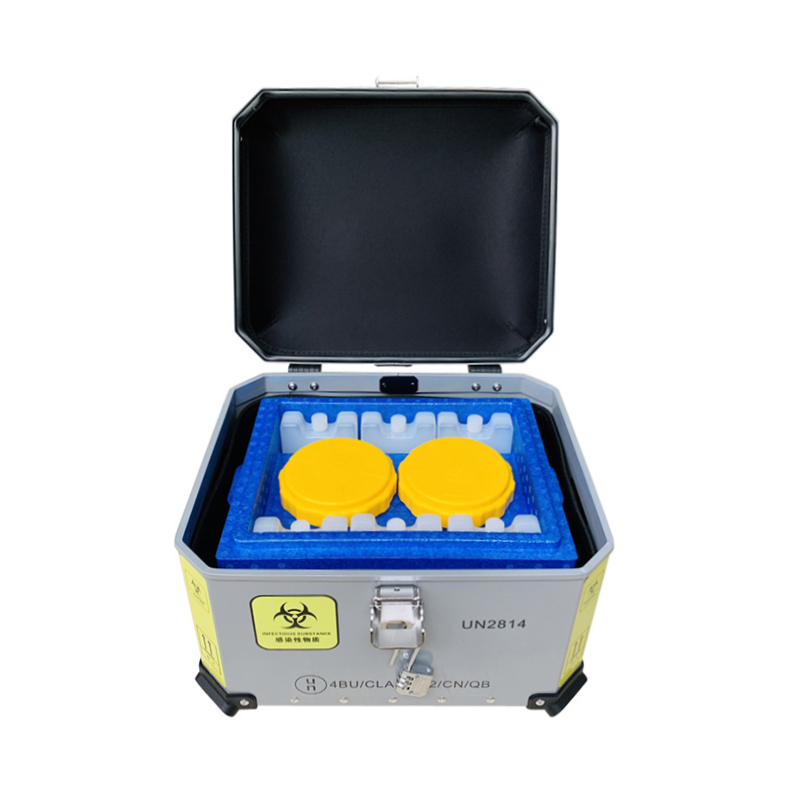 A類鋁制生物安全運(yùn)輸箱UN2814鋁合金送檢運(yùn)輸箱DH1105圖片1