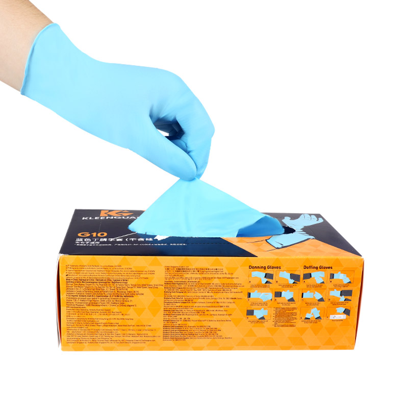 金佰利55422 KleenGuard G10藍(lán)色一次性丁腈手套M圖片4
