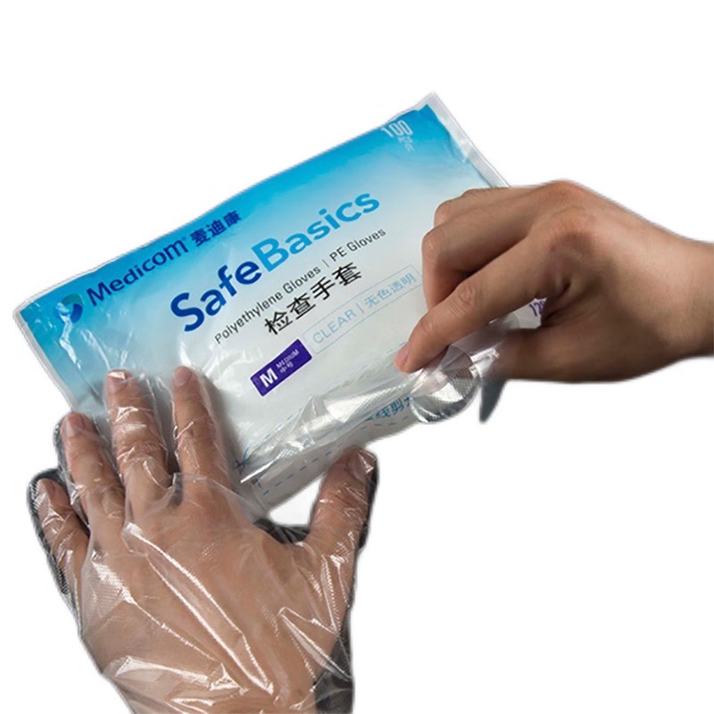 麥迪康1201C無粉PE檢查手套M圖片1
