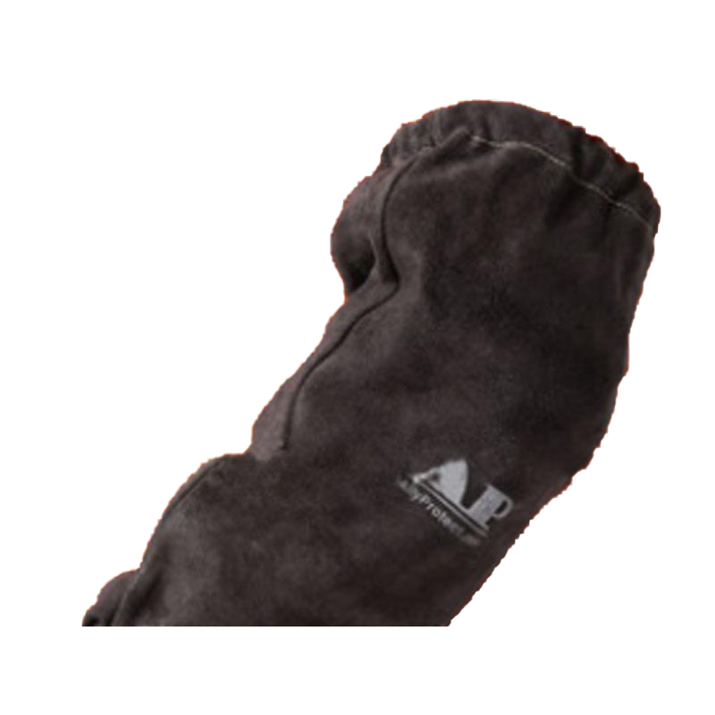 友盟AP-9101咖啡色牛二層皮耐高溫套袖圖片1