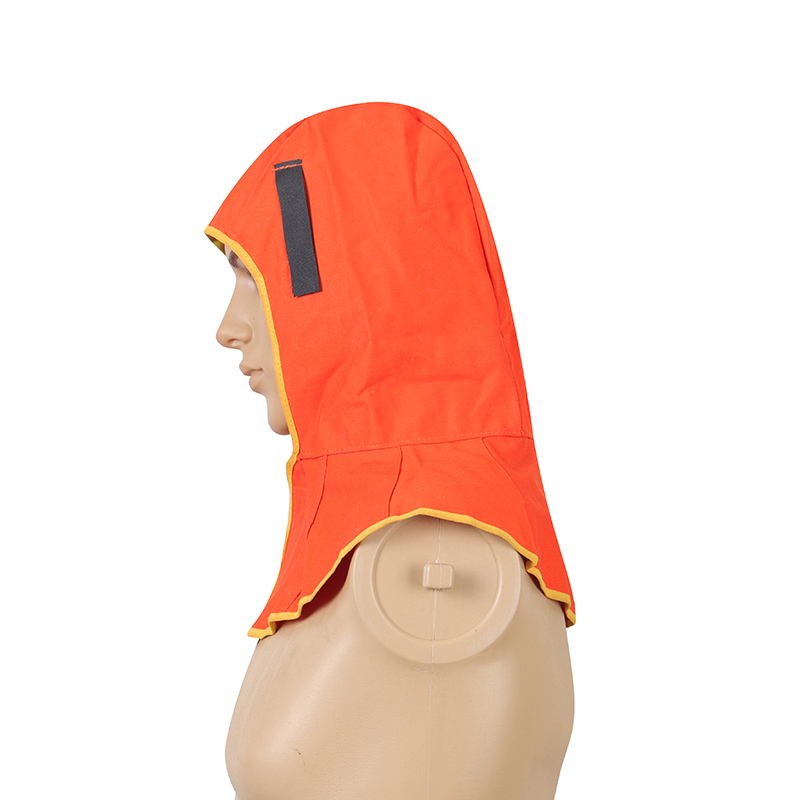 友盟AP-6690橙色阻燃布全護(hù)式焊帽圖片3