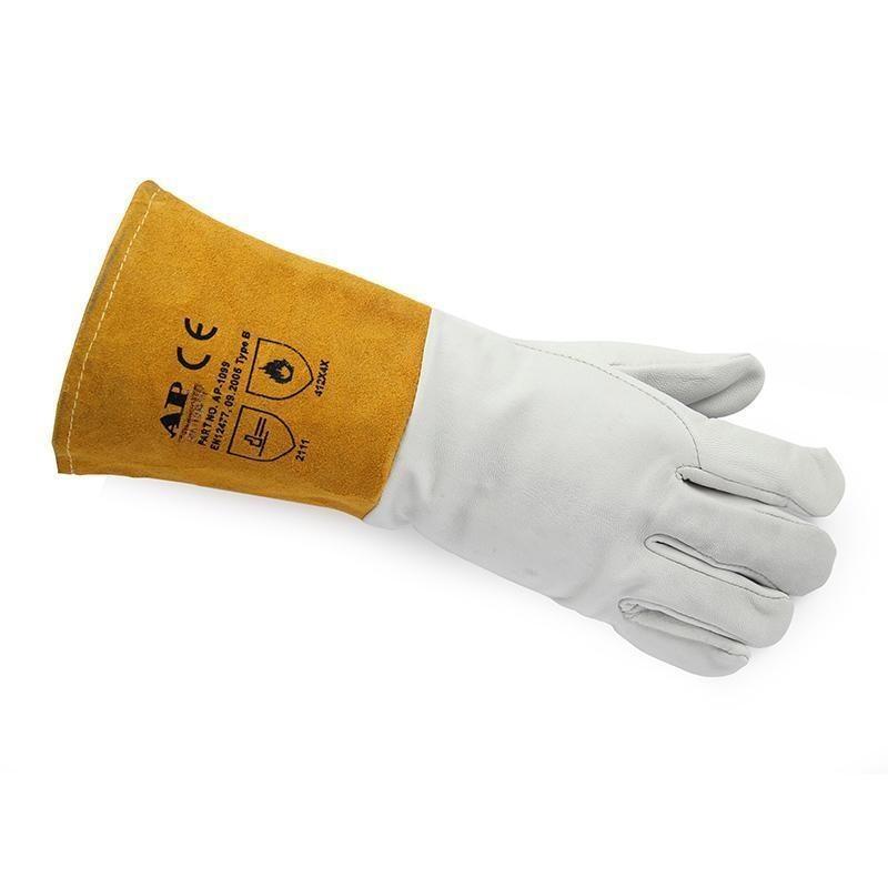 友盟AP-1099上等羊青長(zhǎng)袖筒電焊手套圖片2