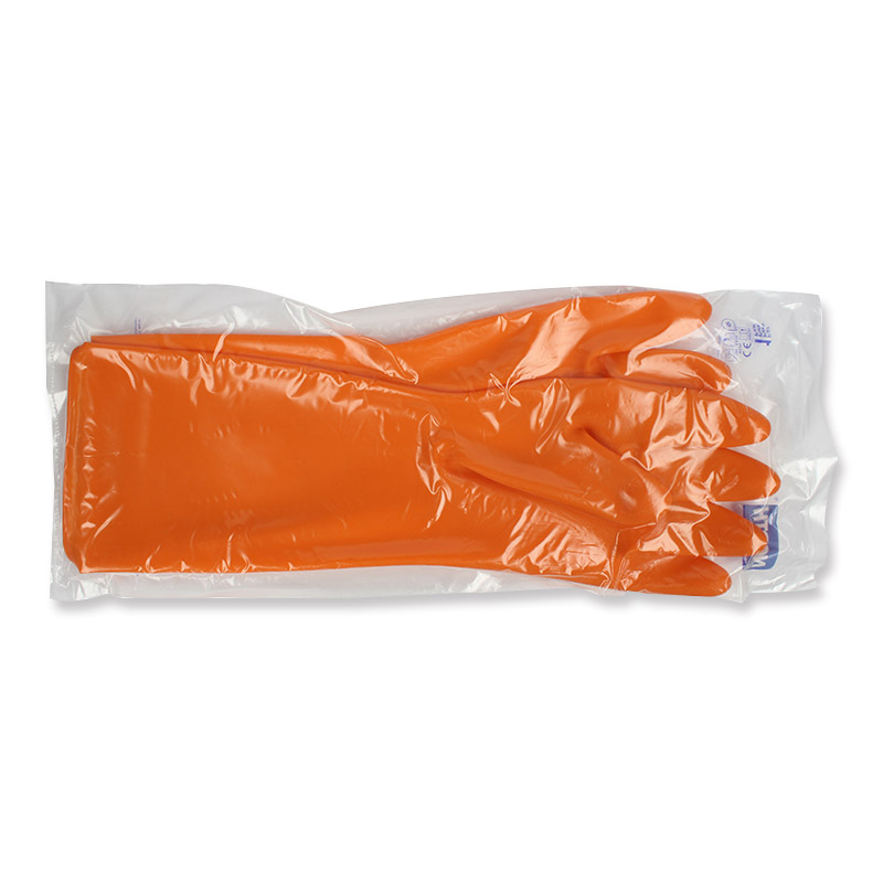 霍尼韋爾巴固AK1815/O/8潔凈室無(wú)襯防化橡膠手套圖片3