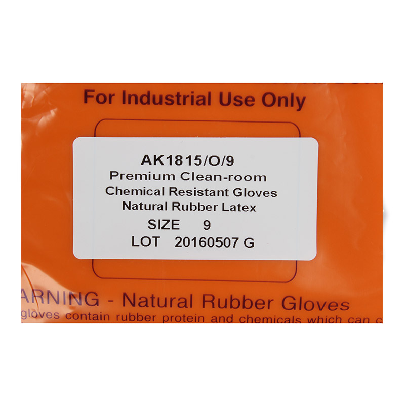 霍尼韋爾巴固AK1815/O/8潔凈室無(wú)襯防化橡膠手套圖片4