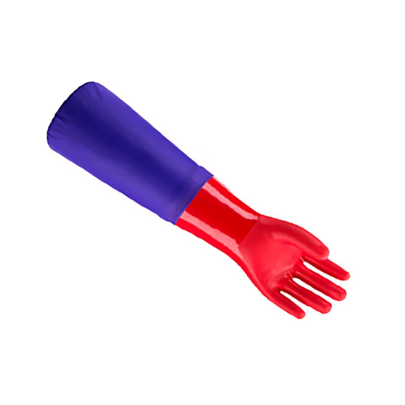 東亞802B加長款耐油耐酸堿PVC手套圖片1