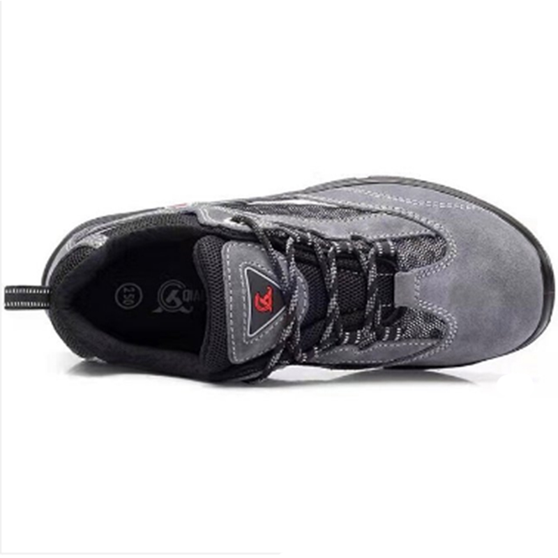 華昱HY1631灰色低幫透氣防砸安全鞋圖片3