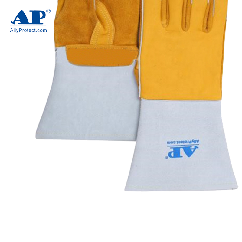 友盟AP-2950耐磨舒適牛青皮電焊手套圖片3