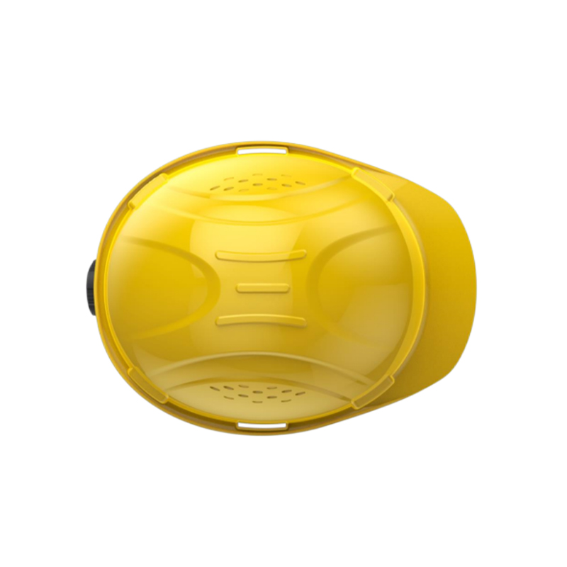 Honeywell霍尼韋爾H99PBA102SCN H99pro加強(qiáng)ABS款帶通風(fēng)孔按鍵款黃色安全帽圖片4