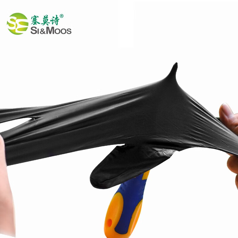 塞莫詩(shī)N908BK黑色一次性丁腈手套圖片4