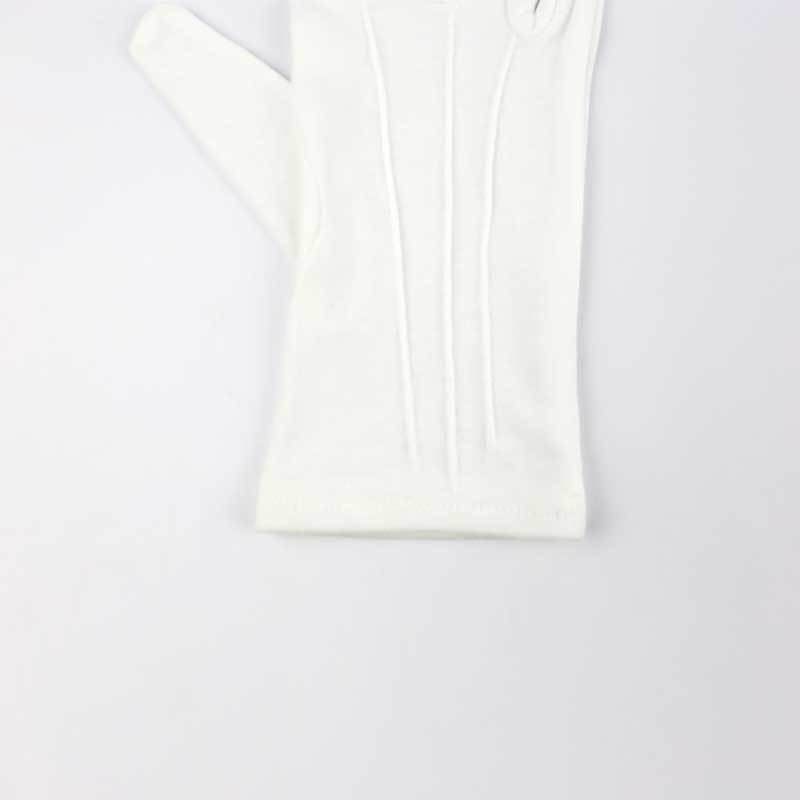 漢盾HD-GP5507滌綸背三筋白色禮儀勞保手套圖片4