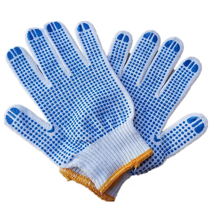 漢盾HD-720G-10掌面點(diǎn)塑滌棉勞保手套圖片4