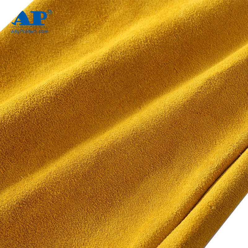 友盟AP-003金黃色牛二層皮套袖圖片4