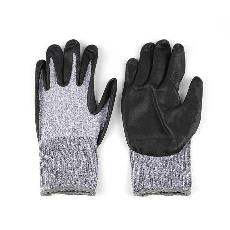 漢盾HD-GP5011氨綸丁腈涂層透氣耐磨勞保手套圖片1