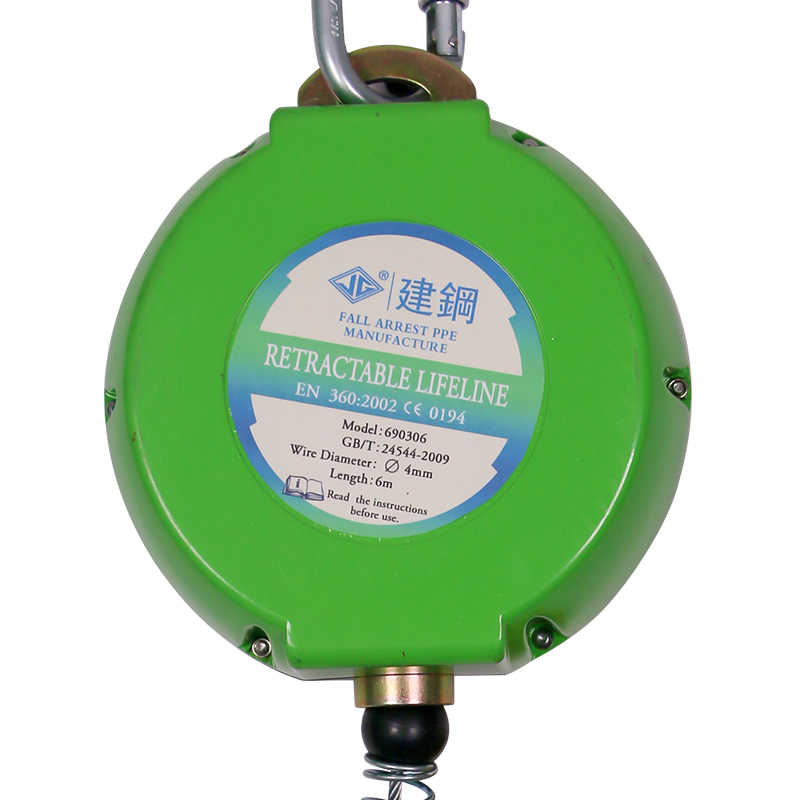 建鋼690330鋼纜速差防墜器自鎖速差器30米圖片4