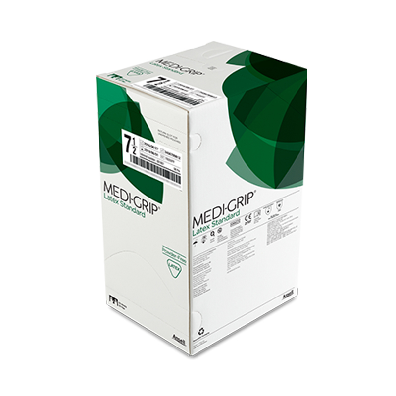 安思爾MEDI-GRIP Latex Standard 330200775無粉乳膠手術(shù)手套圖片2