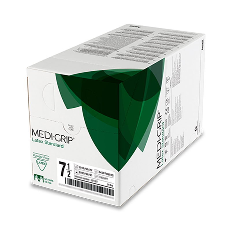 安思爾MEDI-GRIP Latex Standard 330200780無粉乳膠手術(shù)手套圖片1