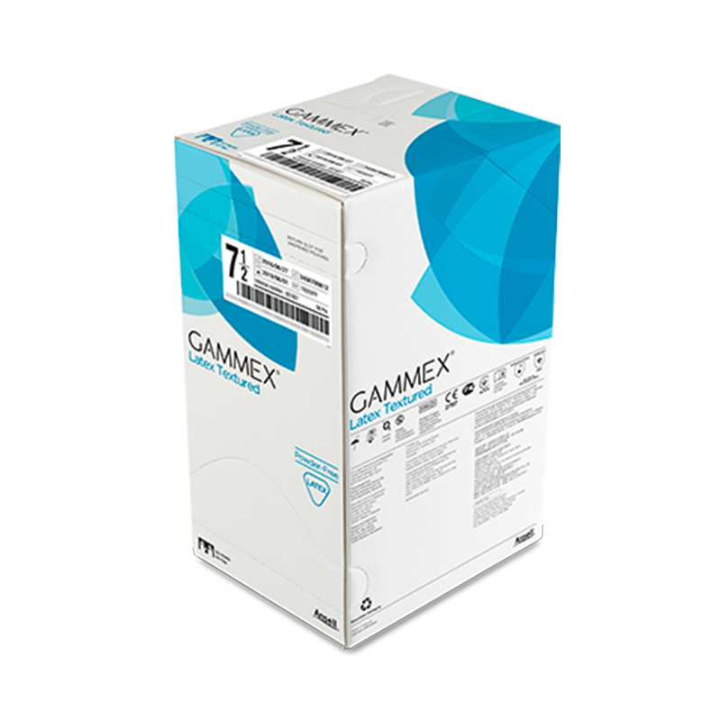 安思爾GAMMEX Latex Textured 331300675無(wú)粉乳膠手術(shù)手套圖片2